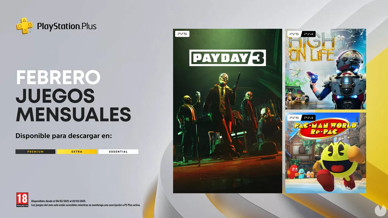 Revelados los juegos de PS Plus Essential de febrero 2025, pero los usuarios de PS4 no estarán contentos
