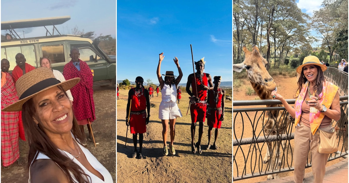 Anamá Ferreira recorrió Kenia y Tanzania entre safaris y comunidades masái